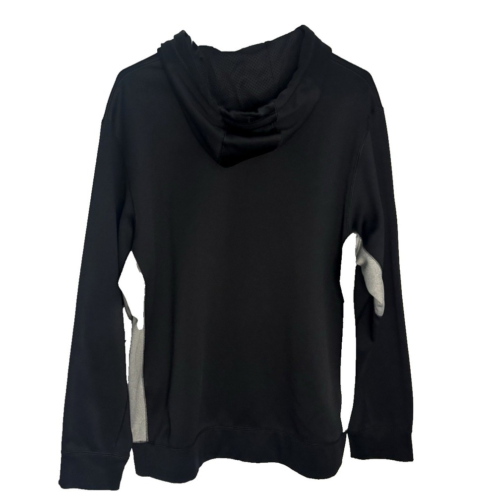 Nike Therma-FIT Mens Hoodie Black Grey Pullover Sweatshirt Large L Training - Picture 3 of 13